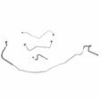 Front Brake Line Kit for 1967 Chevy Chevelle drum brakes stainless steel