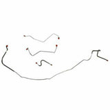Front Brake Line Kit for 1967 Chevy Chevelle drum brakes stainless steel