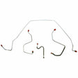 Front Brake Line Kit for 1967 Chevy Chevelle drum brakes stainless steel