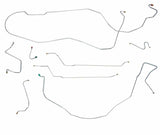 t 1967 Chevy Malibu w/ Manual Disc Brakes, Complete Brake Line Kit CBK0289SS Fine Lines