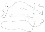 Complete Brake Line Kit for 1967 Chevy Malibu w/ Power disc brakes stainless steel