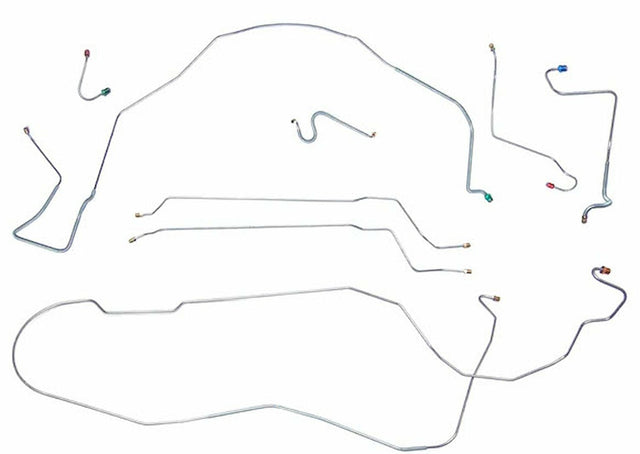 Complete Brake Line Kit for 1967 Chevy Malibu w/ Power disc brakes stainless steel