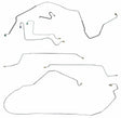 t 1967 Chevy Malibu w/ Power Drum Brakes, Complete Brake Line Kit CBK0284SS Fine Lines