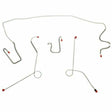 Front Brake Line Kit for 1967 Dodge Dart drum brakes stainless steel