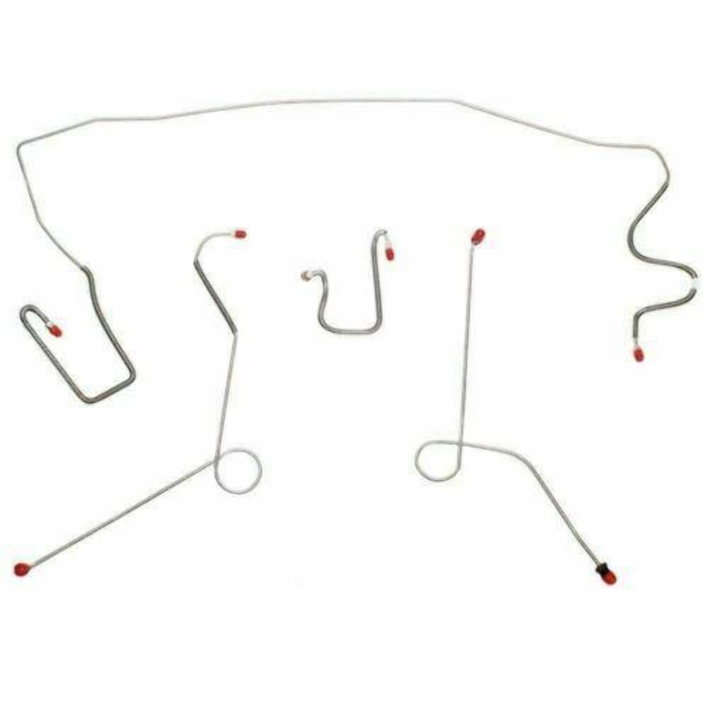 Front Brake Line Kit for 1967 Dodge Dart drum brakes stainless steel