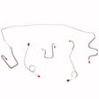 Front Brake Line Kit for 1967 Dodge Dart drum brakes stainless steel