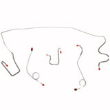 Front Brake Line Kit for 1967 Dodge Dart drum brakes stainless steel