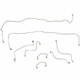 Front Brake Line Kit for 1967 Ford Fairlane disc brakes stainless steel
