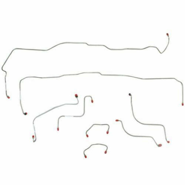 Front Brake Line Kit for 1967 Ford Fairlane disc brakes stainless steel