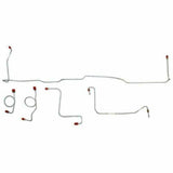 Front Brake Line Kit for 1967 Ford Fairlane drum brakes stainless steel