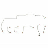 Front Brake Line Kit for 1967 Ford Mustang disc brakes stainless steel