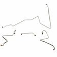 Front Brake Line Kit for 1967 Oldsmobile Cutlass drum brakes stainless steel