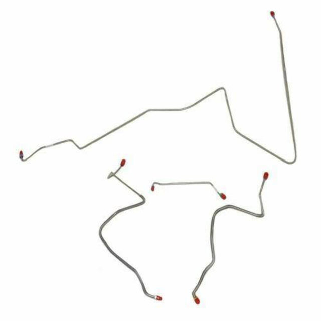 Front Brake Line Kit for 1967 Oldsmobile Cutlass drum brakes stainless steel