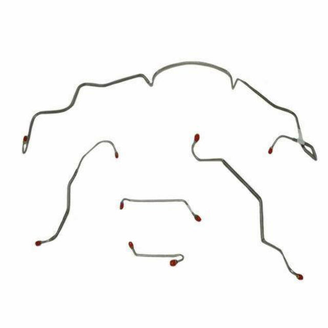 Front Brake Line Kit for 1967 Pontiac LeMans disc brakes stainless steel