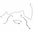 t 1967 Pontiac LeMans Front Brake Line Kit Power Disc Brakes Steel - AKT6704OM Fine Lines