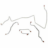 Front Brake Line Kit for 1967 Pontiac LeMans disc brakes stainless steel