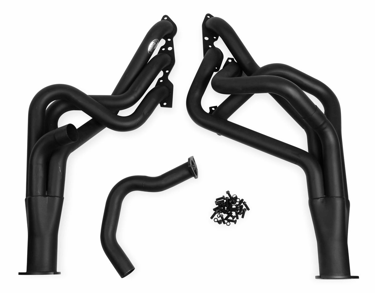 Hooker 1968-1972 Chevrolet Chevelle Long Tube Headers Super Competition 2265HKR for 1968-1972 Chevy Chevelle black ceramic coated long tube
