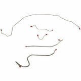 t 1968-69 Buick Skylark Front Brake Line Kit Manual Disc Brakes - AKT6904SS Fine Lines