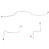 Front Brake Line Kit for 1968-1969 Ford Fairlane disc brakes stainless steel