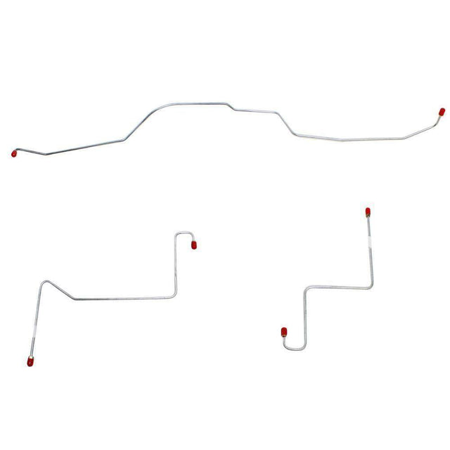 Front Brake Line Kit for 1968-1969 Ford Fairlane disc brakes stainless steel