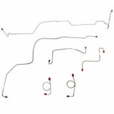Front Brake Line Kit for 1968-1969 Ford Fairlane drum brakes stainless steel