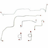 Front Brake Line Kit for 1968-1969 Ford Fairlane drum brakes stainless steel