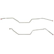 t 1968-70 AMC AMX 8cyl. Transmission Cooler Lines w/ Clamp-on Ends - JTC6702SS Fine Lines