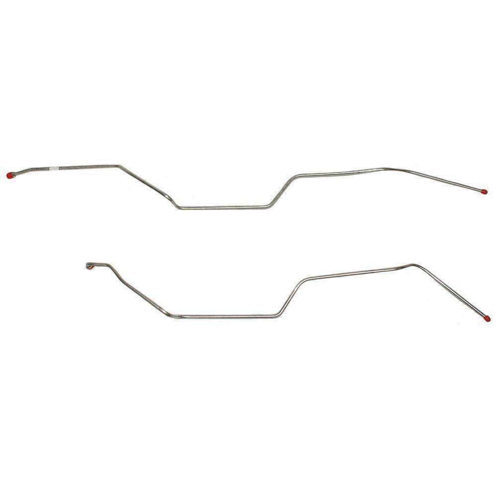 t 1968-70 AMC AMX 8cyl. Transmission Cooler Lines w/ Clamp-on Ends - JTC6702SS Fine Lines