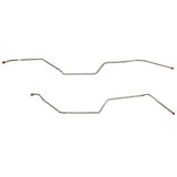 t 1968-70 AMC AMX 8cyl. Transmission Cooler Lines w/ Clamp-on Ends - JTC6702SS Fine Lines