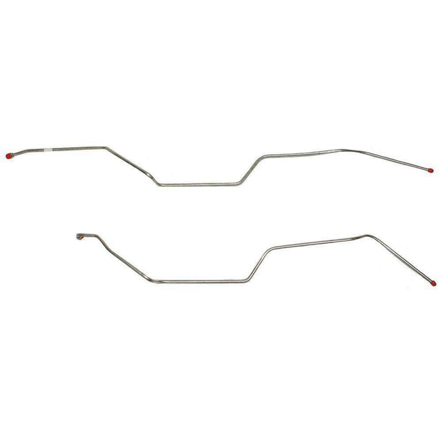 t 1968-70 AMC AMX 8cyl. Transmission Cooler Lines w/ Clamp-on Ends - JTC6702SS Fine Lines