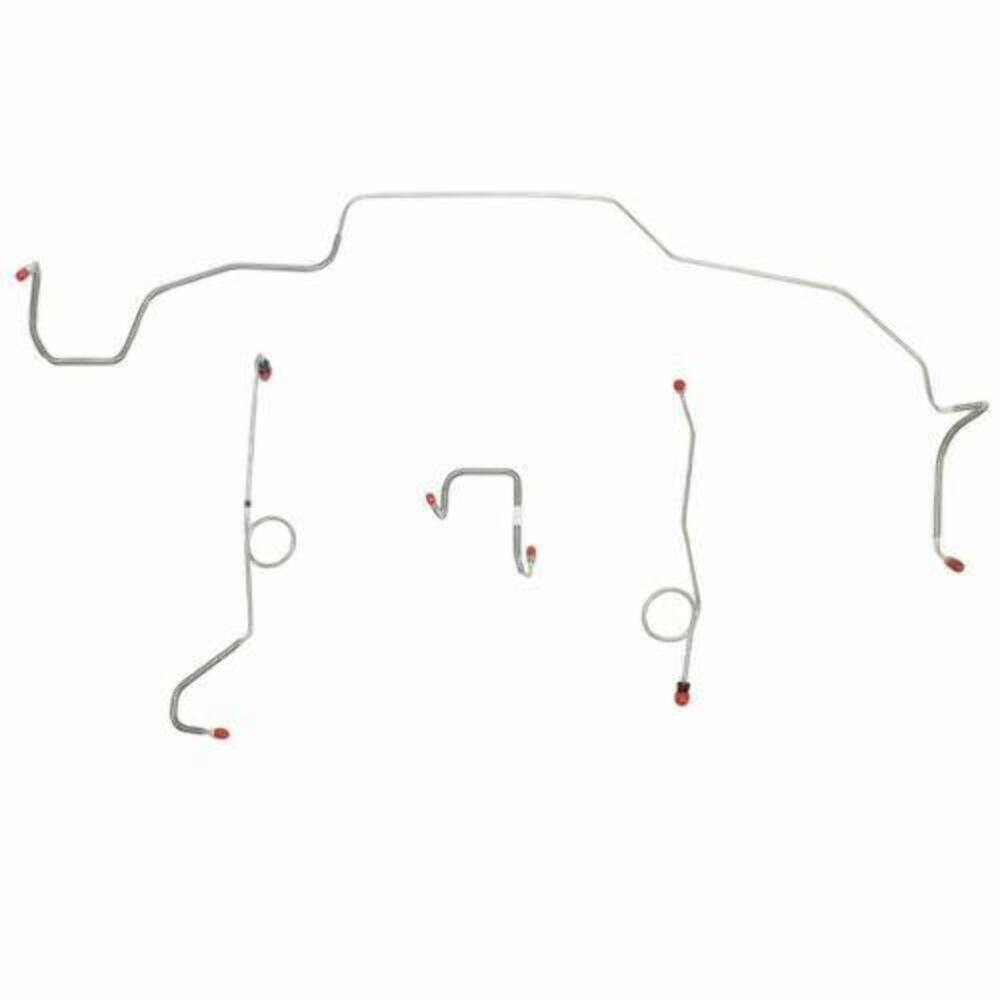 Front Brake Line Kit for 1968-1970 Dodge Coronet drum brakes stainless steel