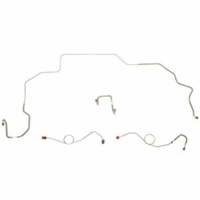 Front Brake Line Kit for 1968-1970 Dodge Coronet drum brakes stainless steel