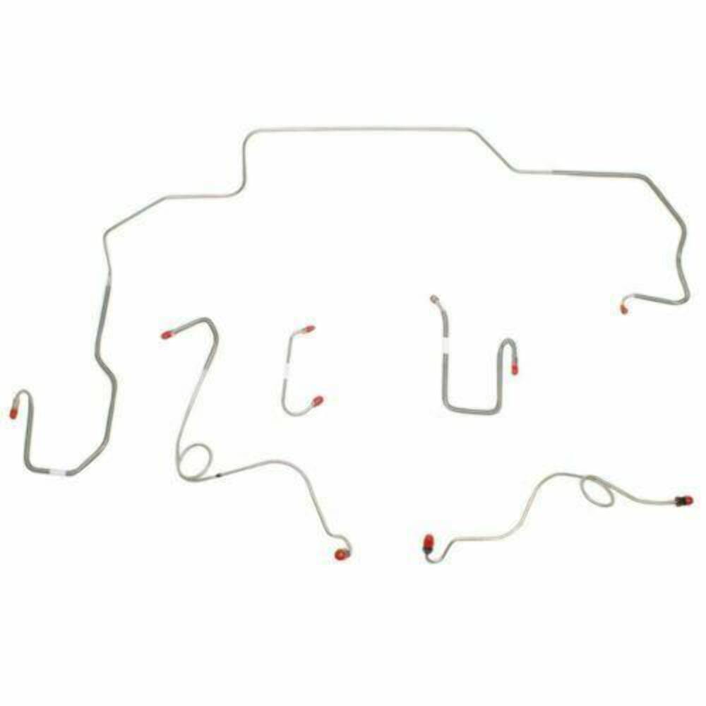 Front Brake Line Kit for 1968-1970 Dodge Coronet disc brakes stainless steel