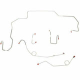 Front Brake Line Kit for 1969-1970 Dodge Coronet disc brakes stainless steel