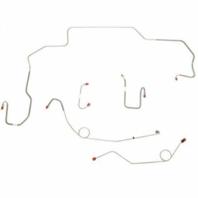 Front Brake Line Kit for 1969-1970 Dodge Coronet disc brakes stainless steel