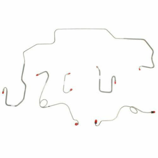 t 1968-70 Dodge Coronet Front Brake Line Kit Power Disc Brakes Steel - RKT6803OM Fine Lines