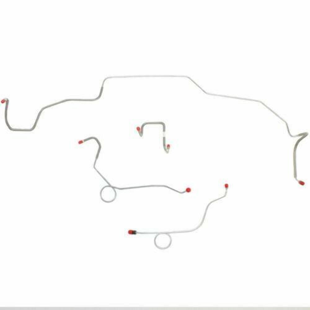 Front Brake Line Kit for 1968-1970 Dodge Coronet disc brakes stainless steel