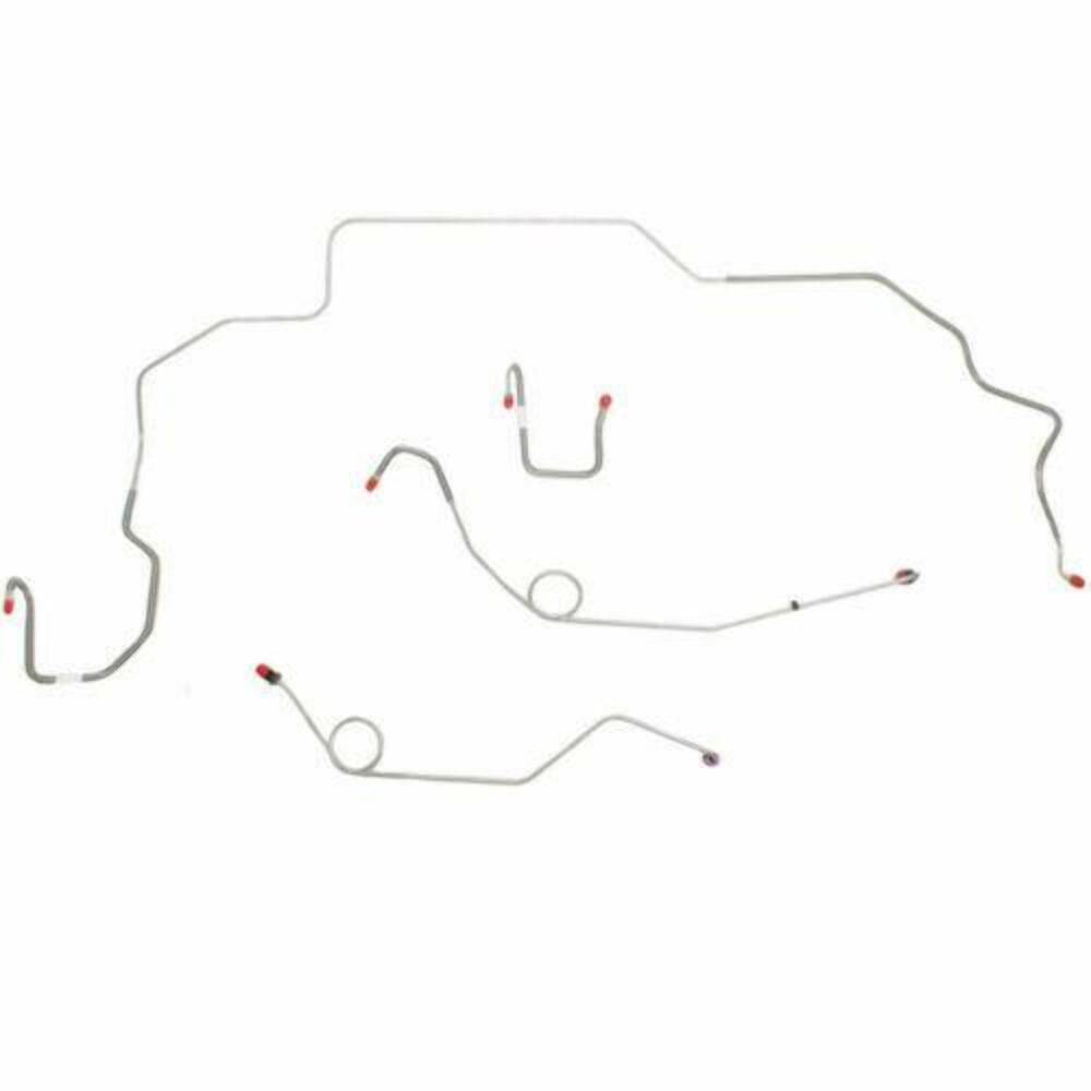 Front Brake Line Kit for 1968-1970 Dodge Coronet drum brakes stainless steel