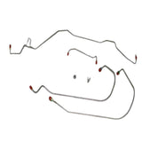 t 1968-70 Pontiac LeMans Front Brake Line Kit Power Disc Brakes - AKT6813SS Fine Lines