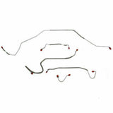 t 1968 Chevrolet Chevelle Front Brake Line Kit Manual Disc Brakes - CKT6807SS Fine Lines