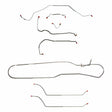 Complete Brake Line Kit for 1968 Chevy Malibu w/ Power disc brakes stainless steel
