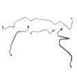 Front Brake Line Kit for 1968 Pontiac LeMans drum brakes stainless steel