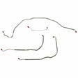 Front Brake Line Kit for 1969-1972 Chevy Chevelle drum brakes stainless steel