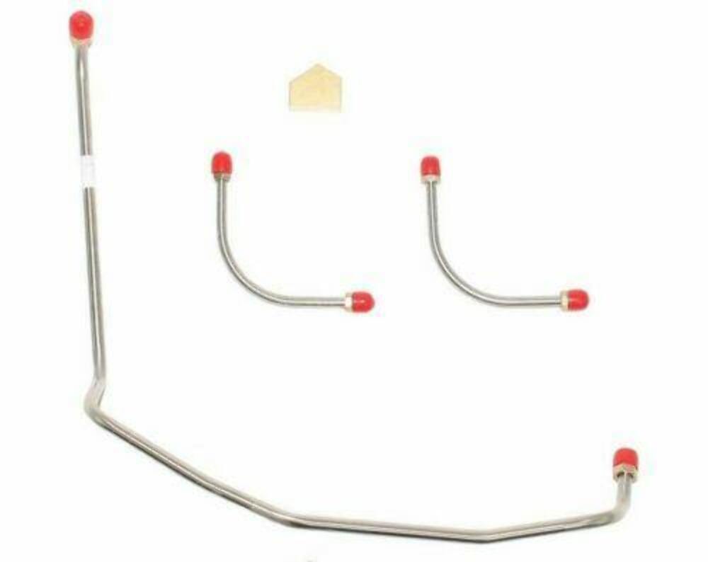 t 1969 Chevrolet Bel Air Pump to Carburetor Fuel Line Dual Feed Holley - CPC6975SS Fine Lines