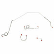 Front Brake Line Kit for 1969 Chevy Camaro 4WD disc brakes stainless steel