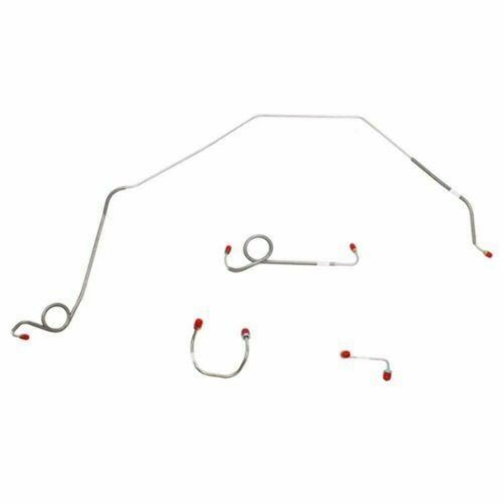Front Brake Line Kit for 1969 Chevy Camaro 4WD disc brakes stainless steel