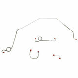 Front Brake Line Kit for 1969 Chevy Camaro 4WD disc brakes stainless steel