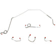 Front Brake Line Kit for 1969 Chevy Camaro disc brakes stainless steel