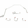 Front Brake Line Kit for 1969 Chevy Camaro disc brakes stainless steel