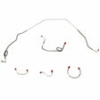 Front Brake Line Kit for 1969 Chevy Camaro disc brakes stainless steel